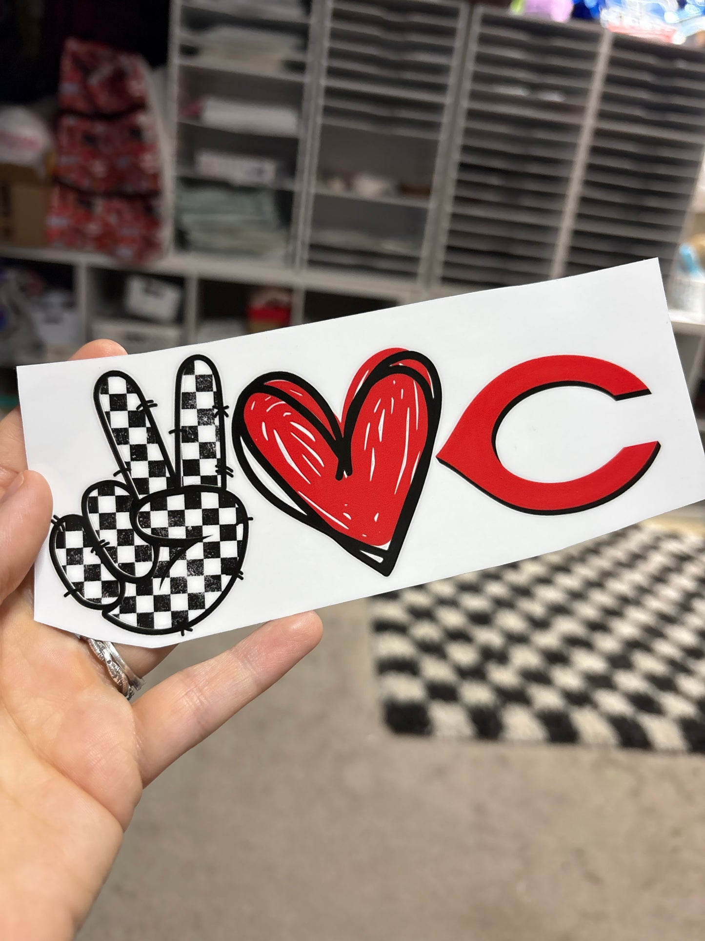 6 inch car decal in stock