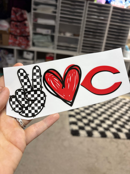 6 inch car decal in stock