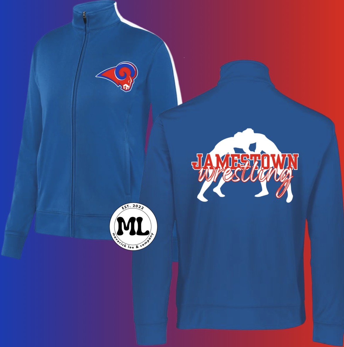 Jamestown wrestling jacket 2