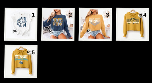 Legacy Knights volleyball collection