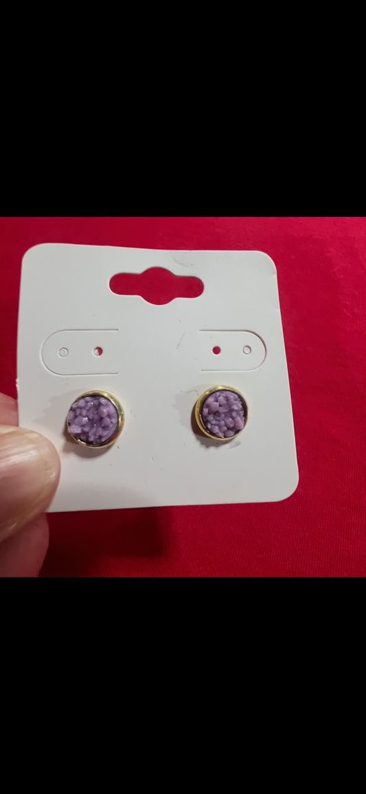In stock earrings 8mm
