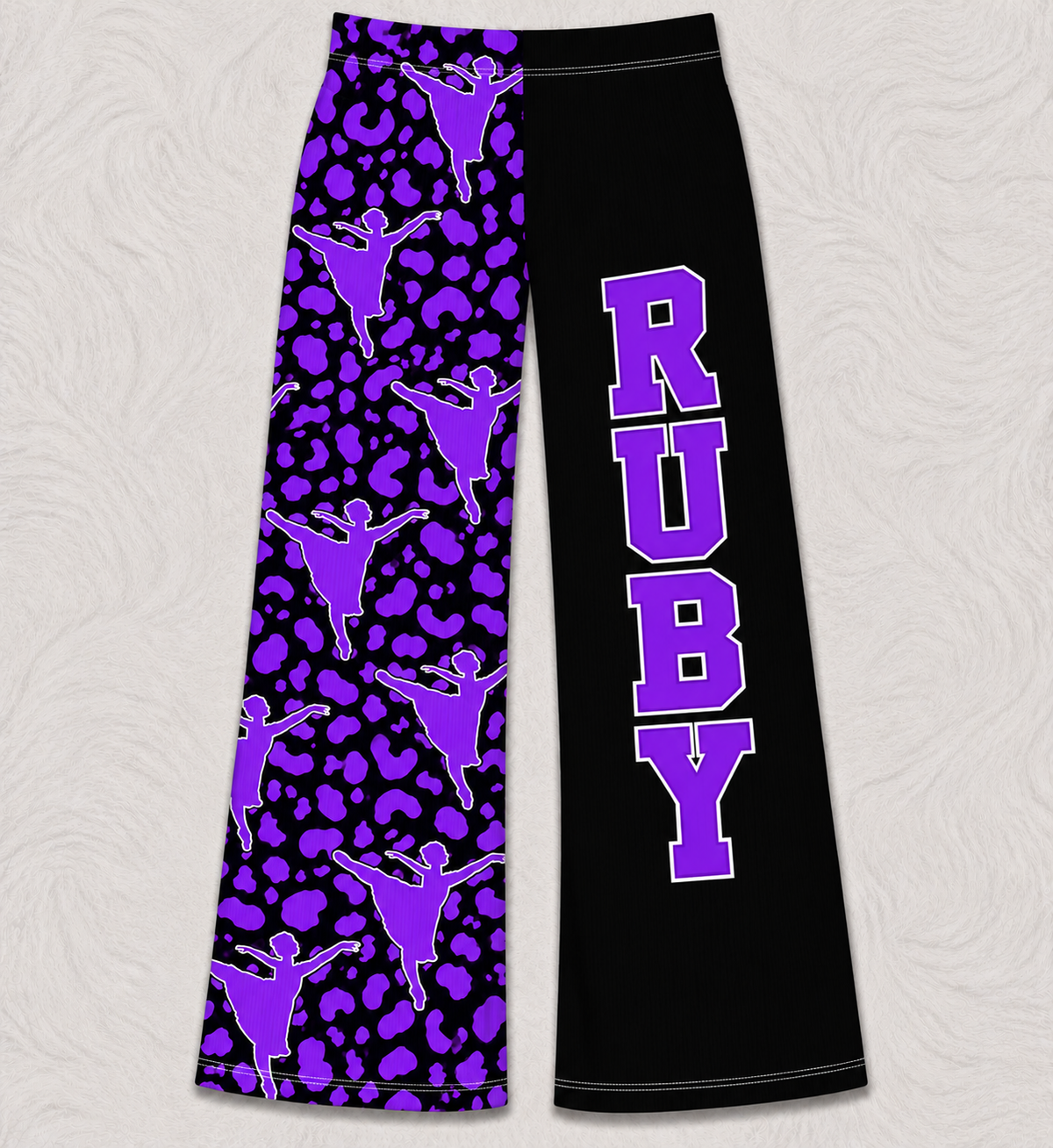 Live gracefully Split Pants with name