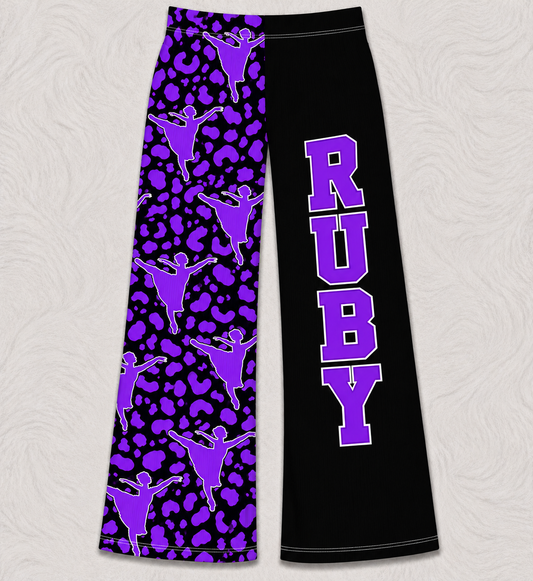 Live gracefully Split Pants with name