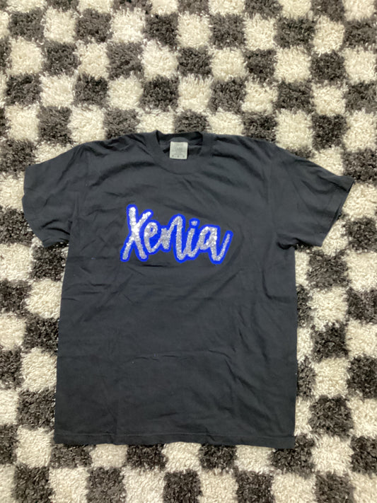 Xenia sequin embroidery in stock