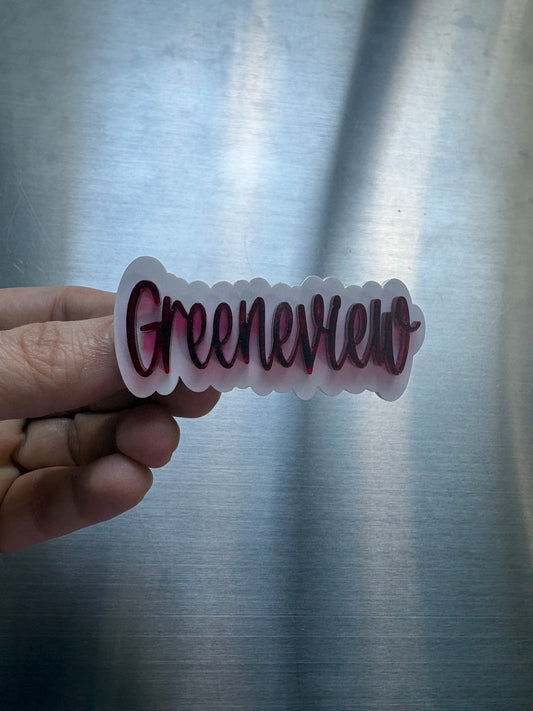 Greeneview alligator hair clip - in stock