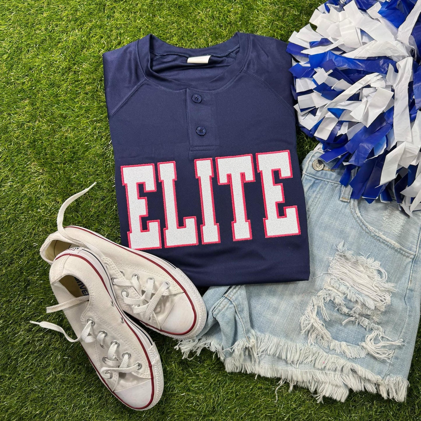 Two button Fan embroidered Jersey