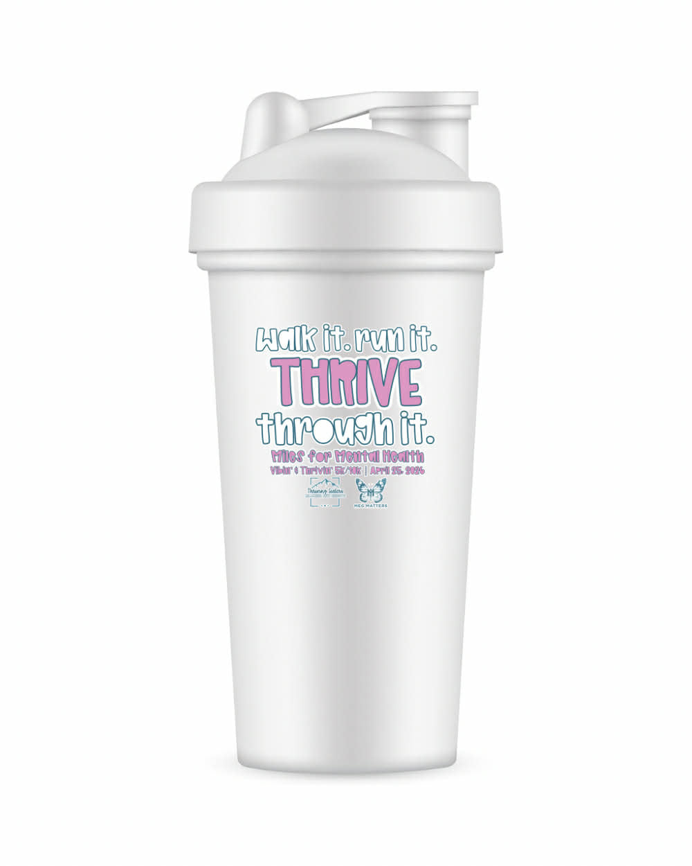 Miles for mental health 3” – UVDTF sticker