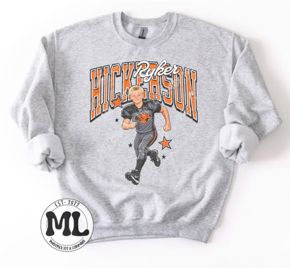 Ryker Hickerson Football Custom