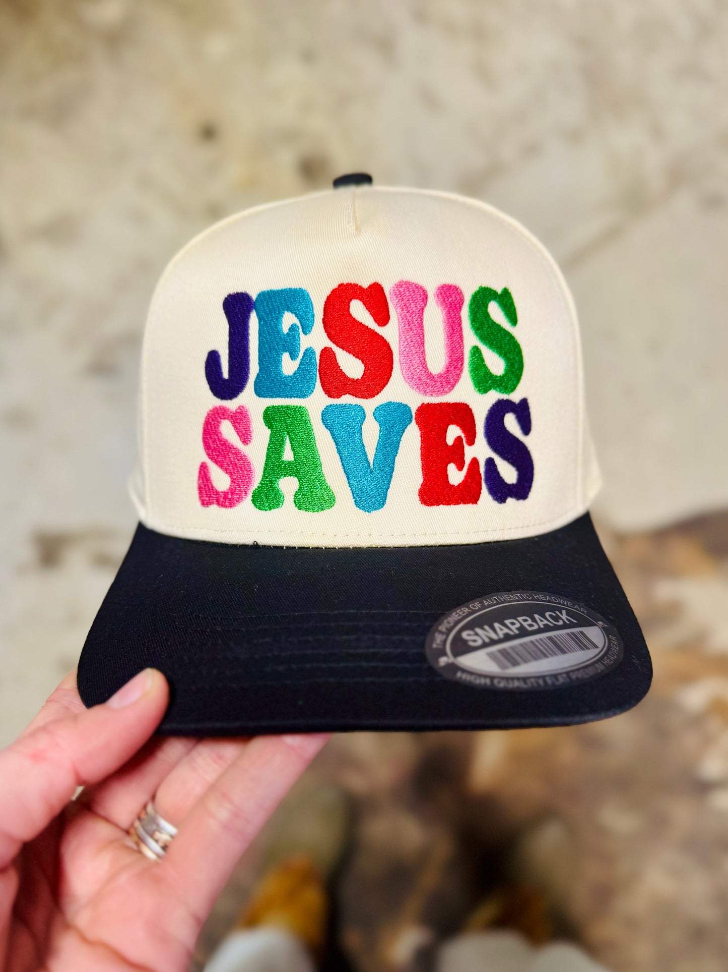 Jesus Saves Hat Embroidered Hat