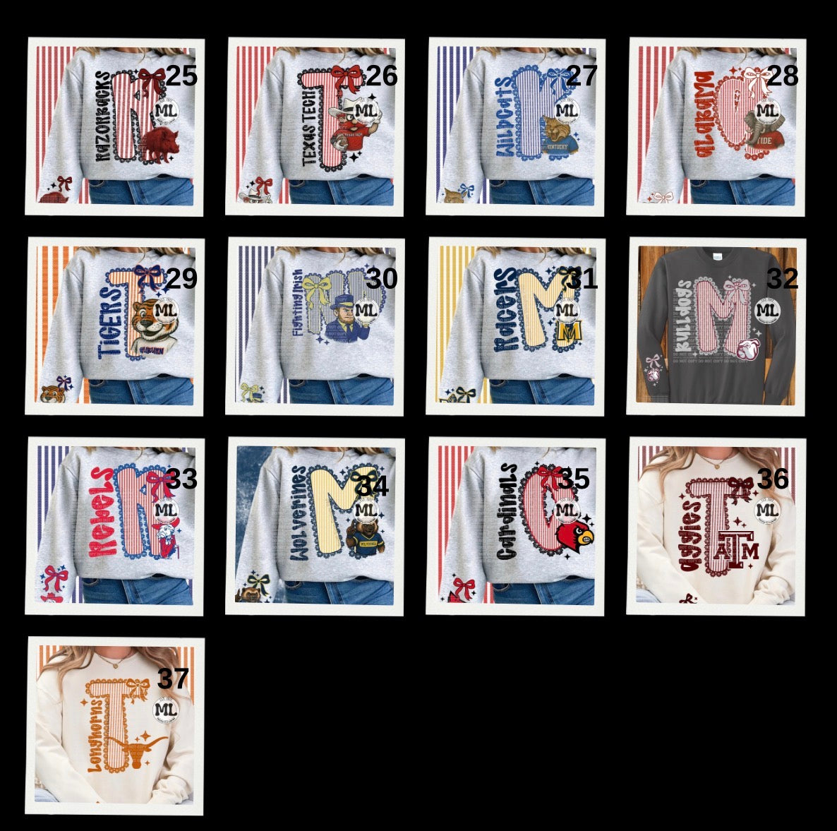 Seersucker football with sleeve collection