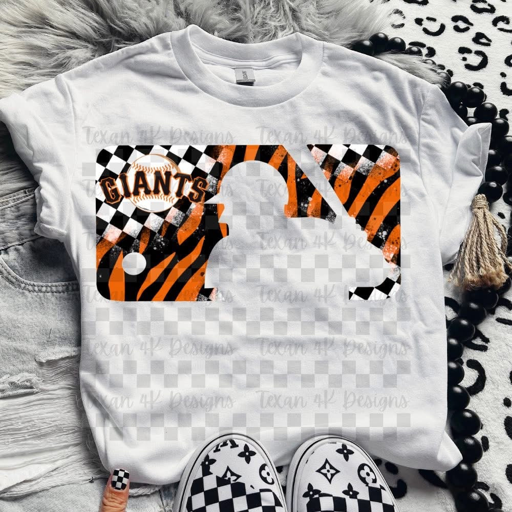 Zebra and checkered baseball collection