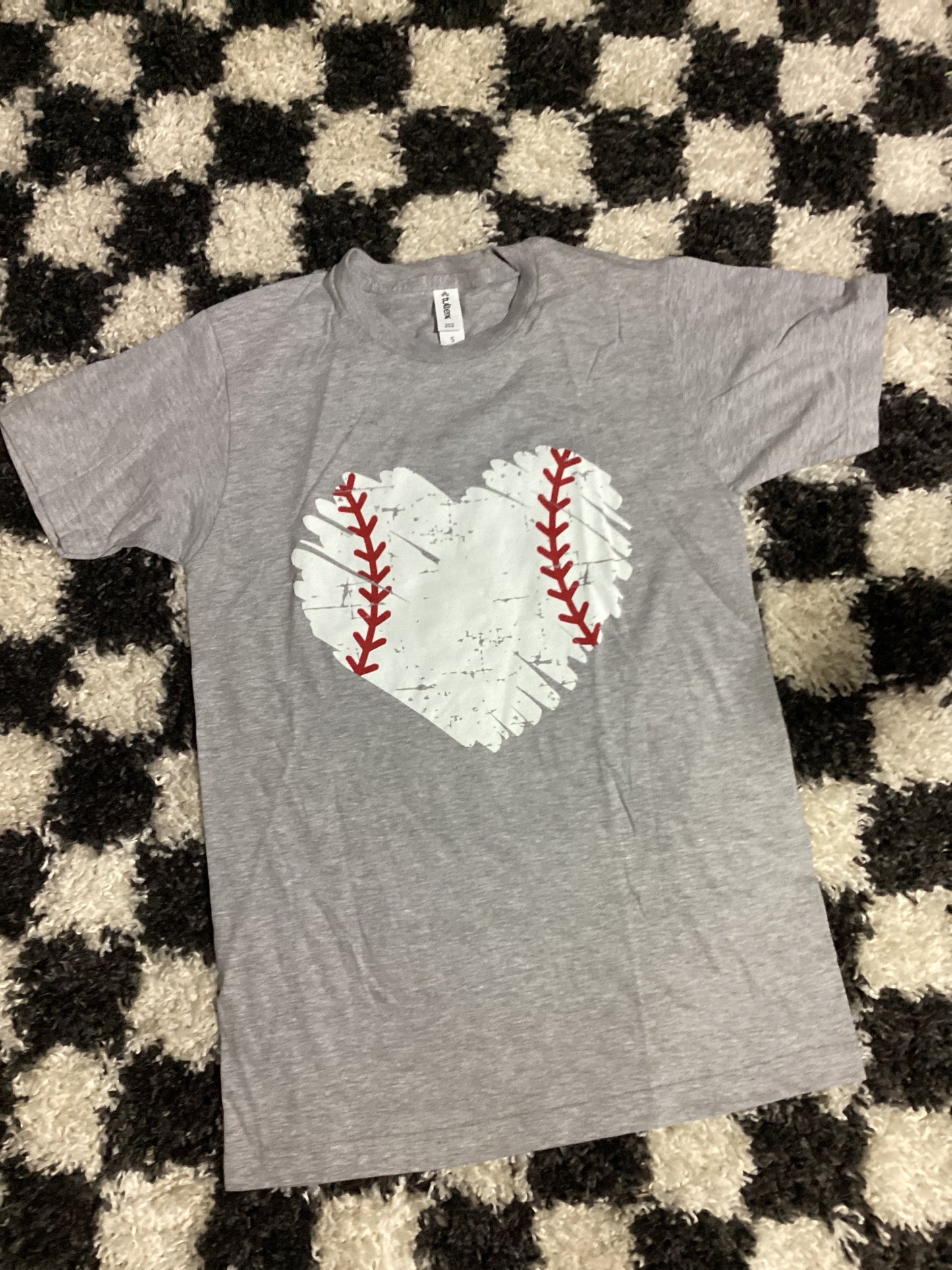 Baseball heart in stock