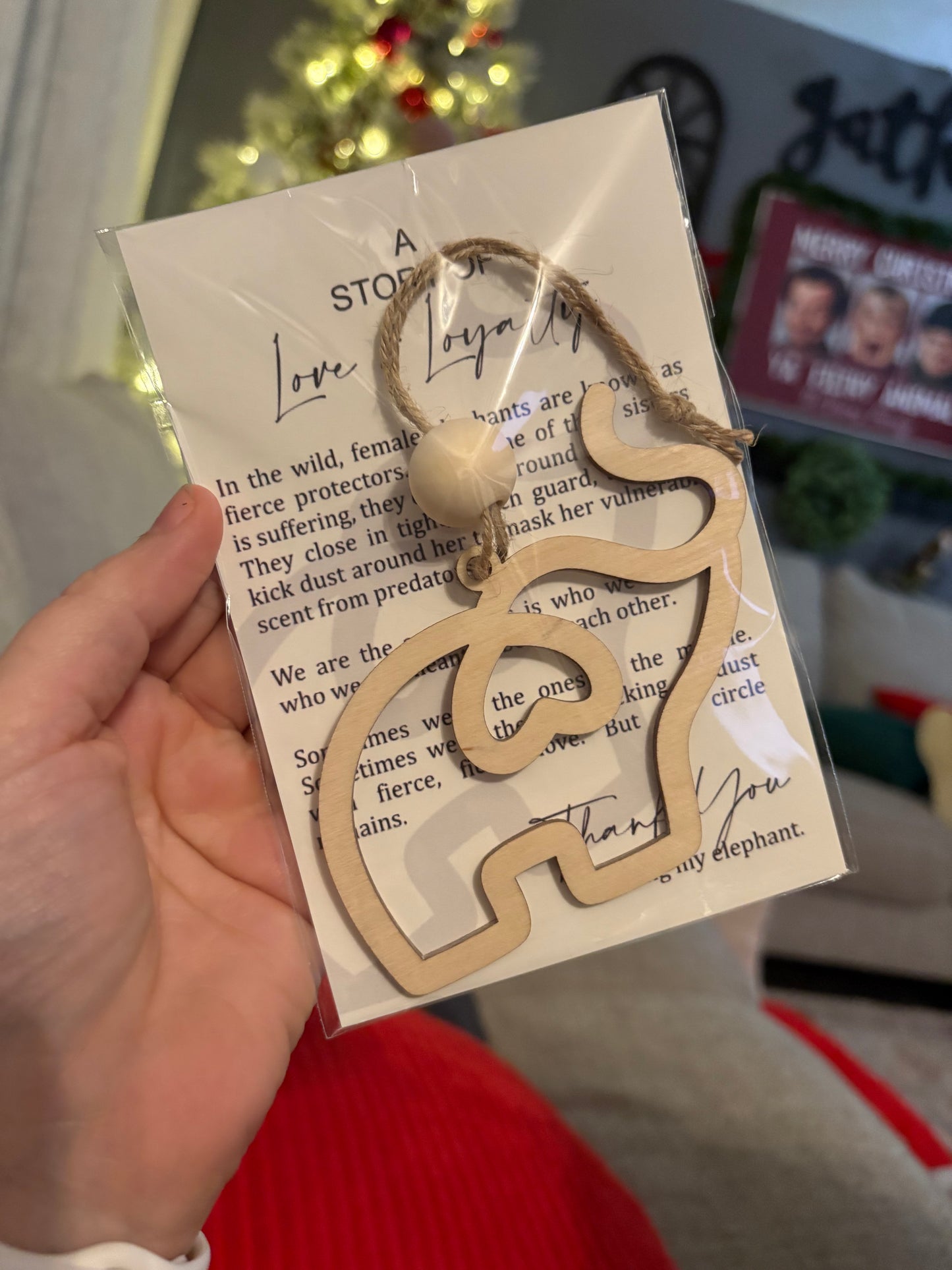 In stock love and loyalty ornament
