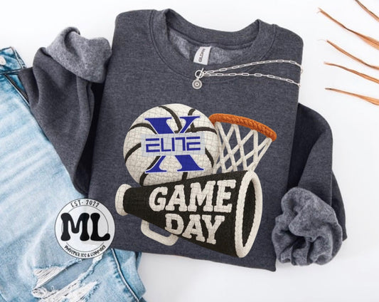Xenis Elite game day basketball faux crochet