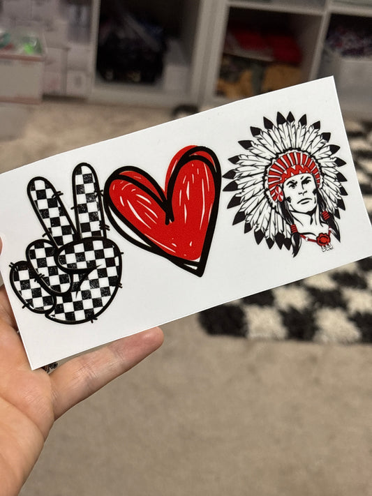 6 inch car decal in stock