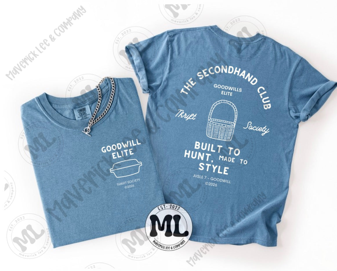 The secondhand club - white