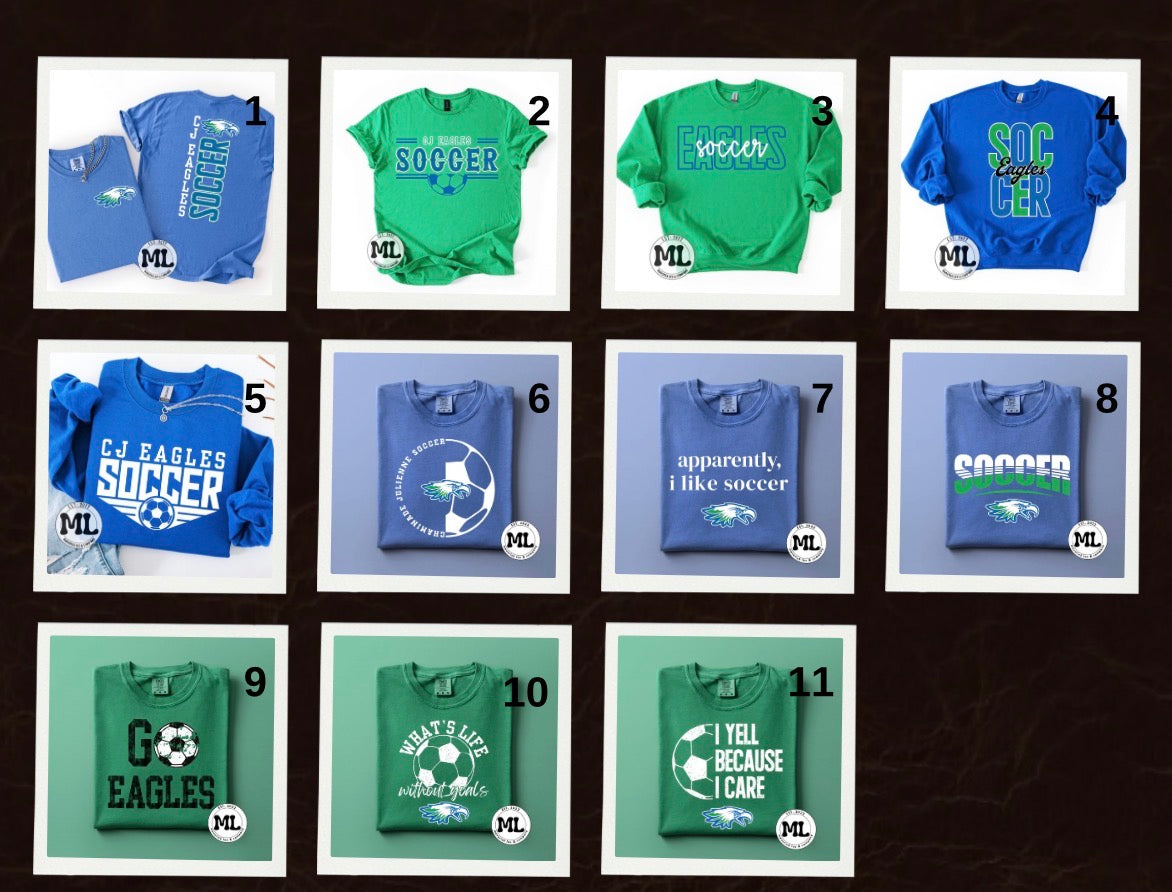 CJ Eagles Soccer Collection - August 2026
