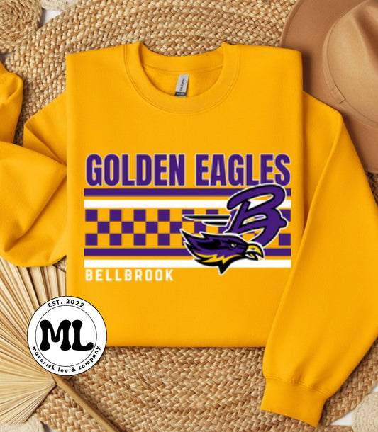 Bellbrook Golden Eagles - multi colored checkered