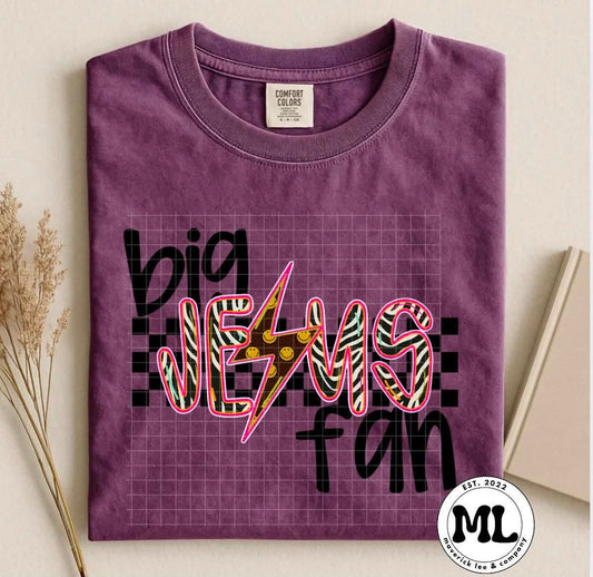 Big Jesus fan – zebra