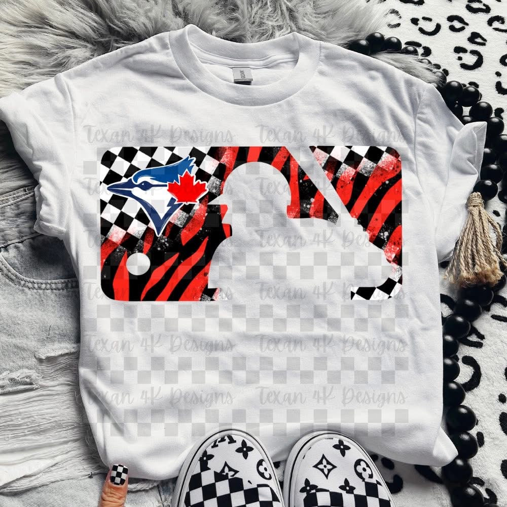 Zebra and checkered baseball collection