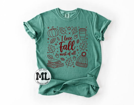 I love fall most of all