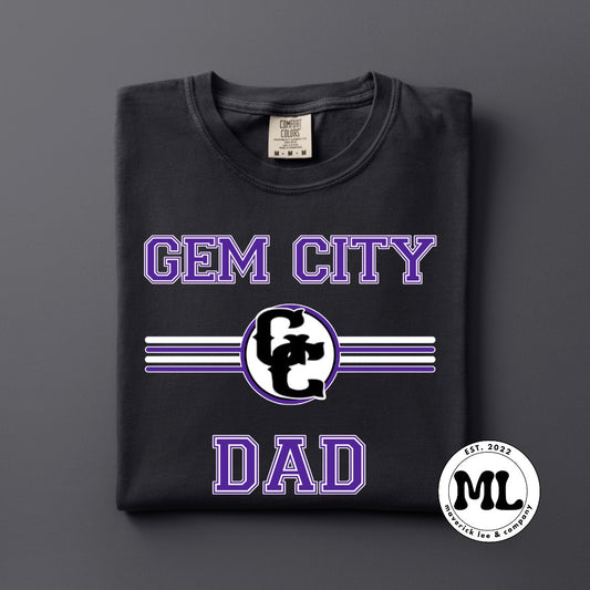 Gem city dad - unisex varsity