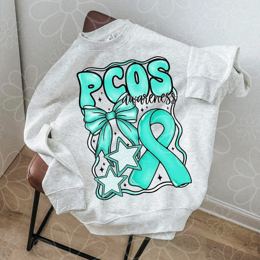 PCOS awareness - black