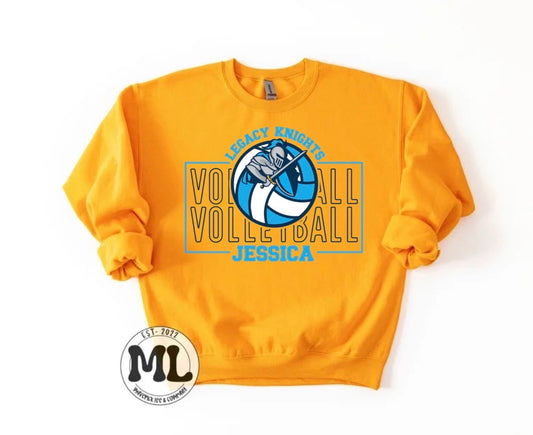 Legacy Knights Volleyball custom