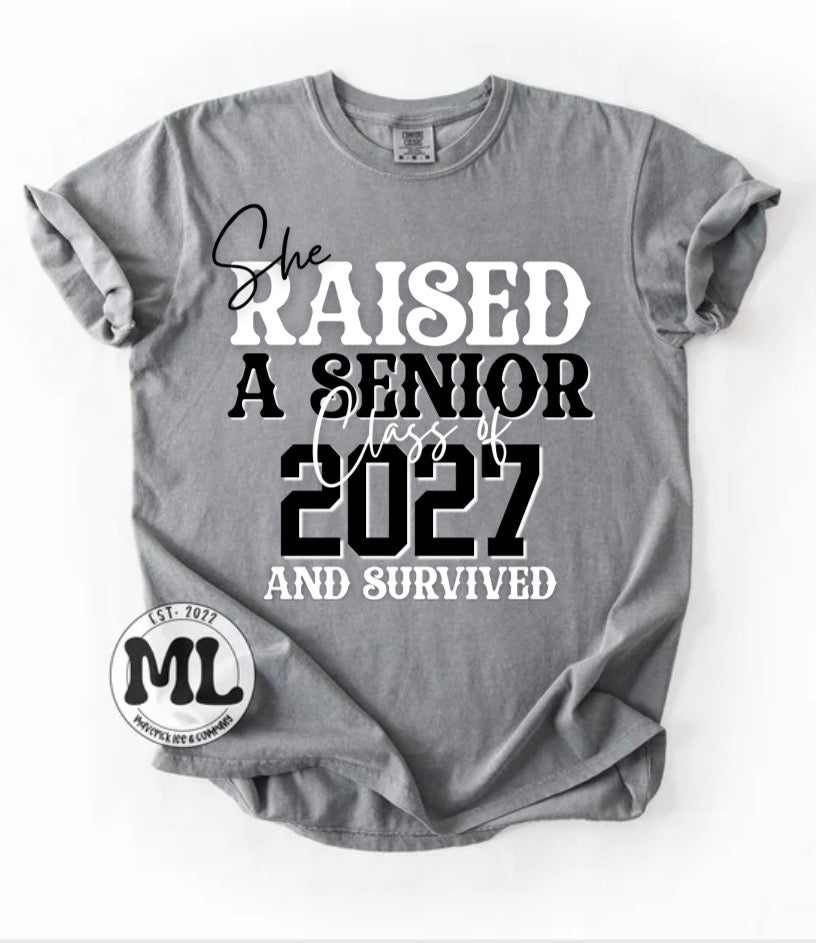 Black and white senior parents collection 2027