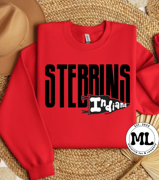 Stebbins Indians - small pennant