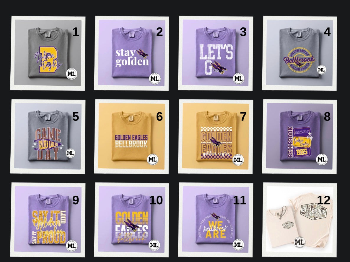 Bellbrook Golden Eagles July 2026 spirit collection