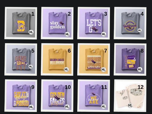Bellbrook Golden Eagles July 2026 spirit collection
