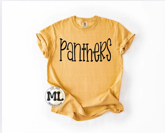 Panthers simple black