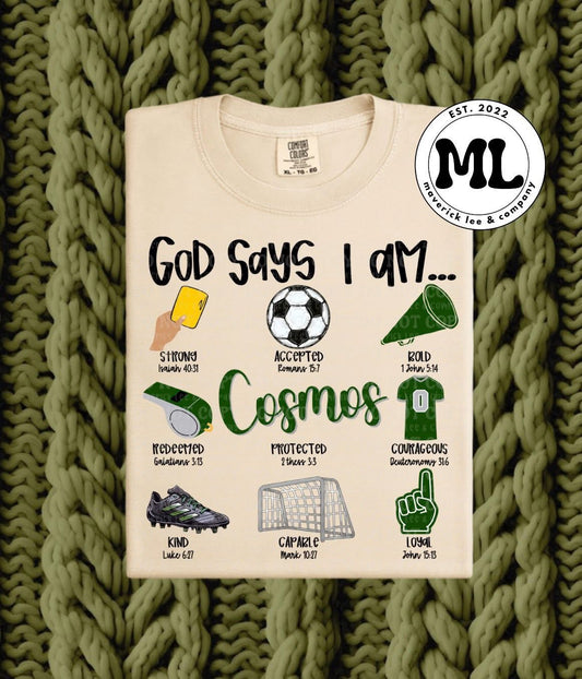 God says I am - Cosmos Soccer