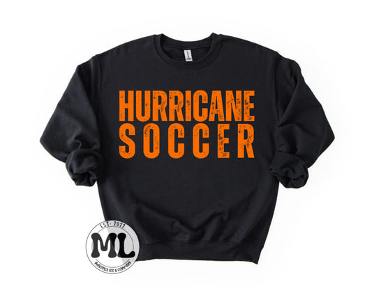 Wilmington Hurricane Women’s soccer - orange distressed