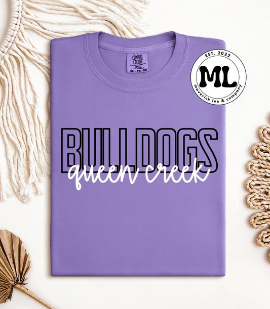 Queen Creek bulldogs outline