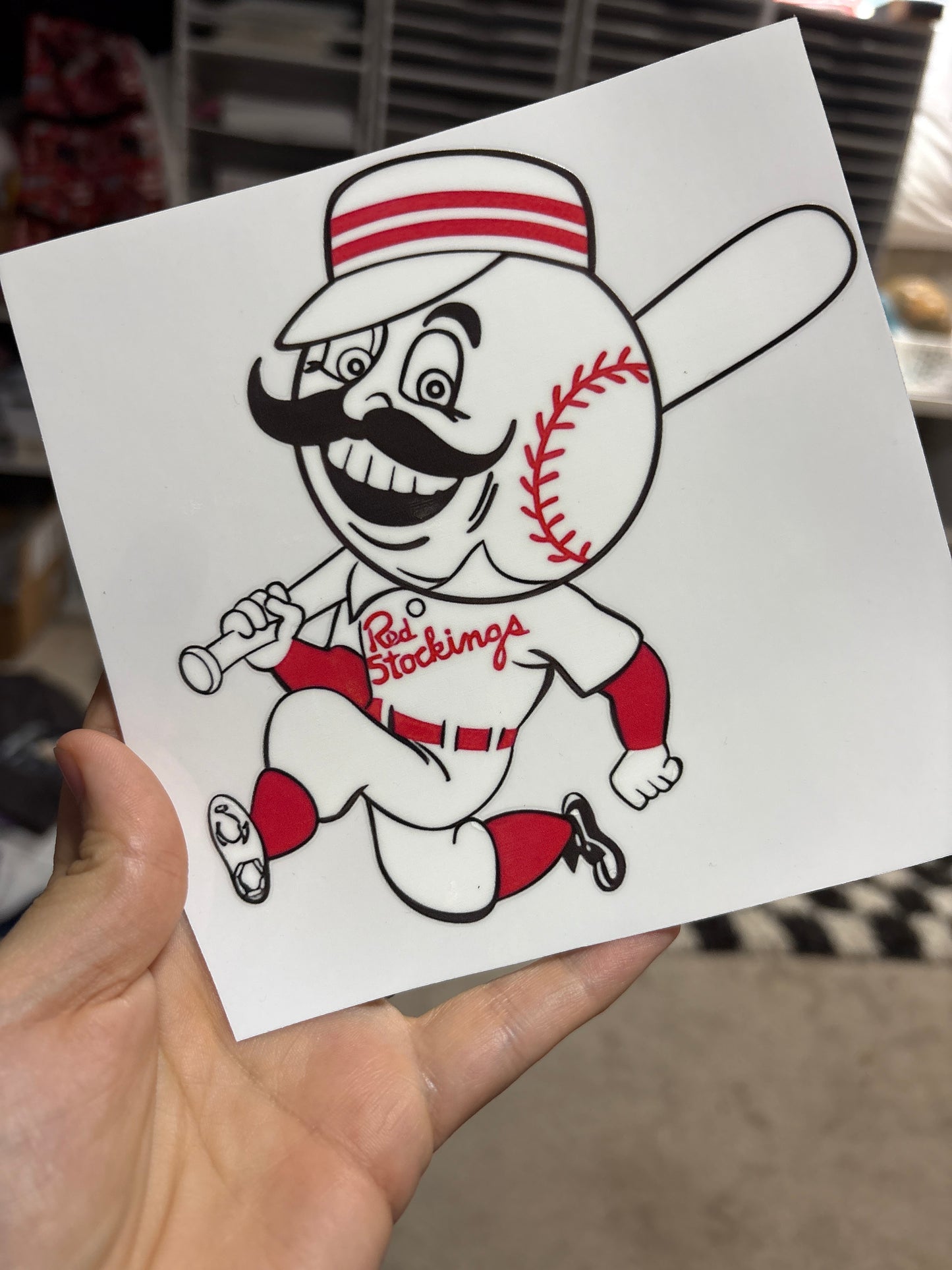 6 inch car decal in stock