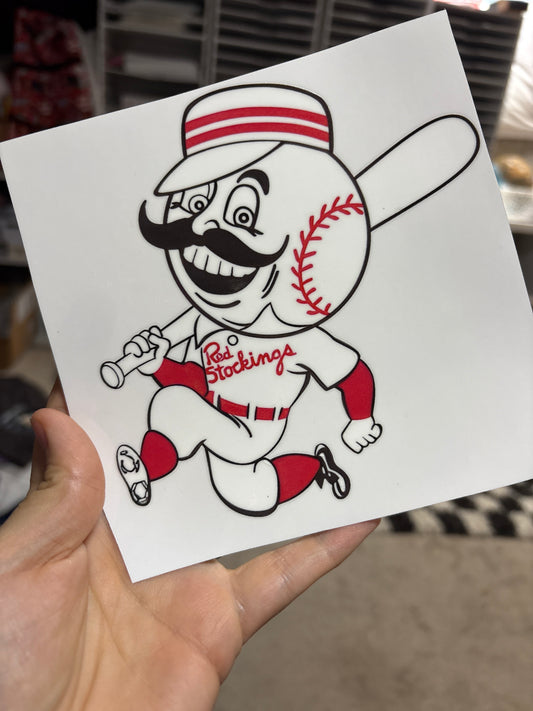 6 inch car decal in stock