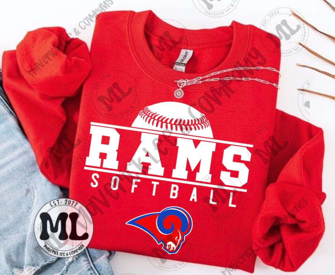 Jamestown Rams softball collection