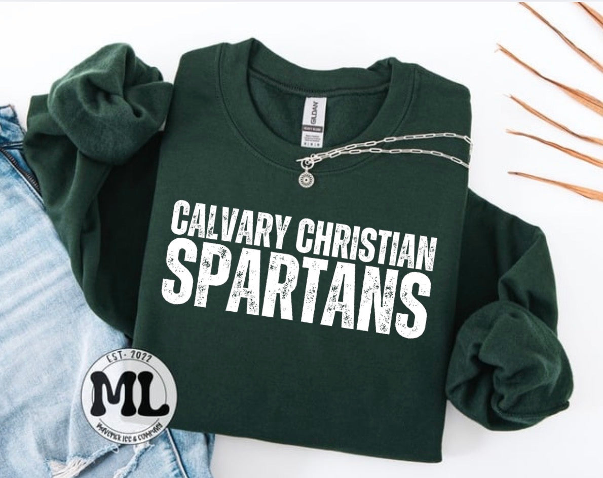 Calvary Christian spartan’s collection