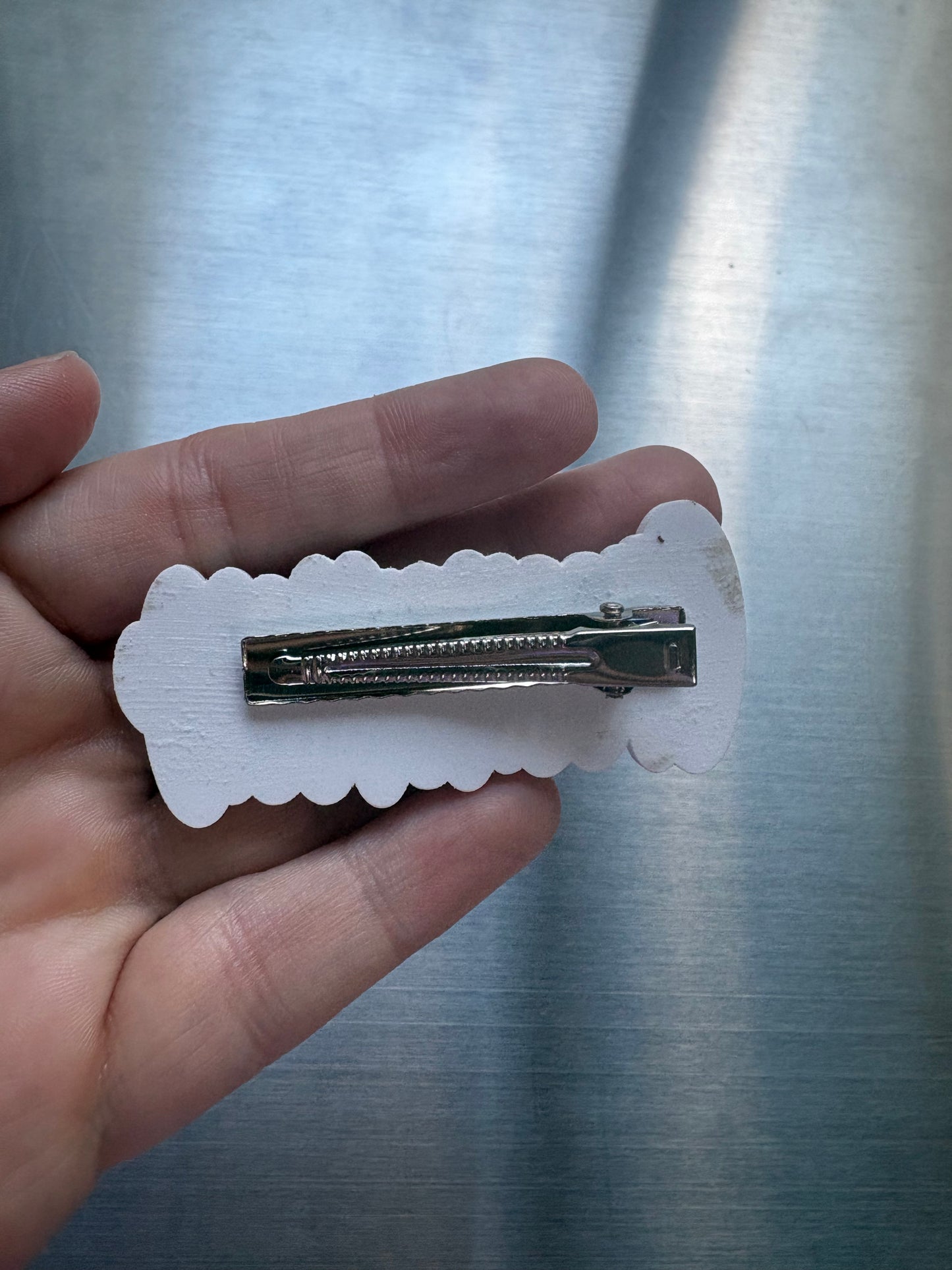 Greeneview alligator hair clip - in stock
