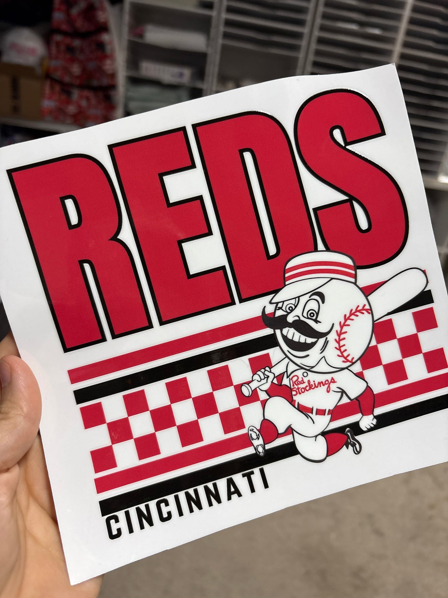 6 inch car decal in stock