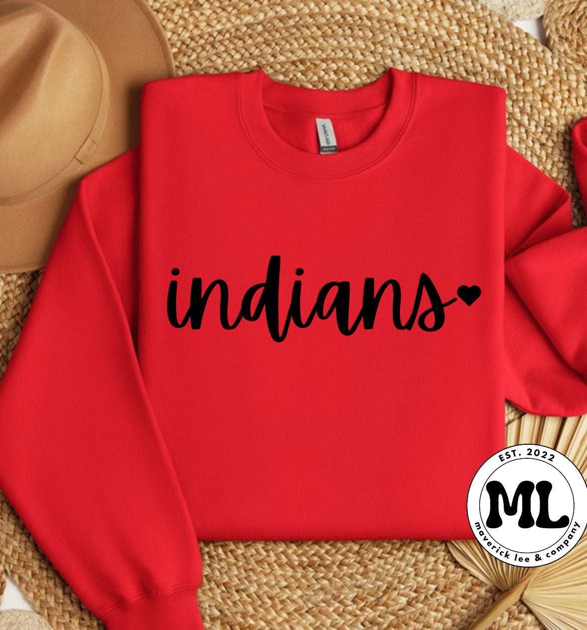 Stebbins Indians - heart