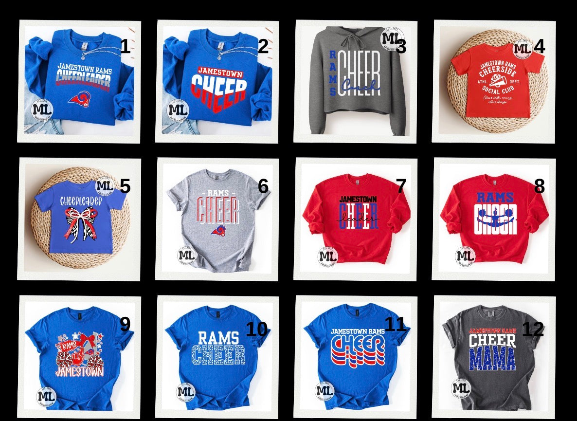 Jamestown Rams Cheer Collection