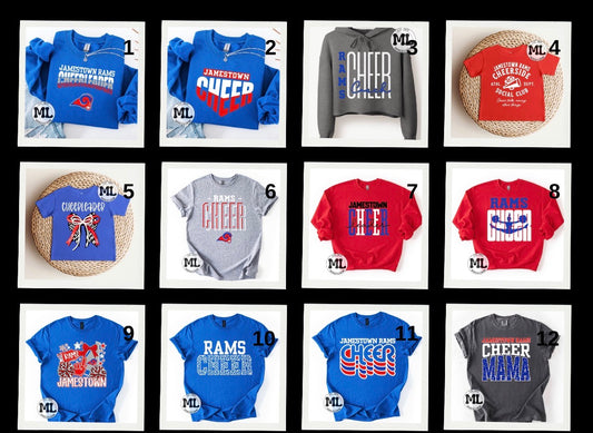Jamestown Rams Cheer Collection