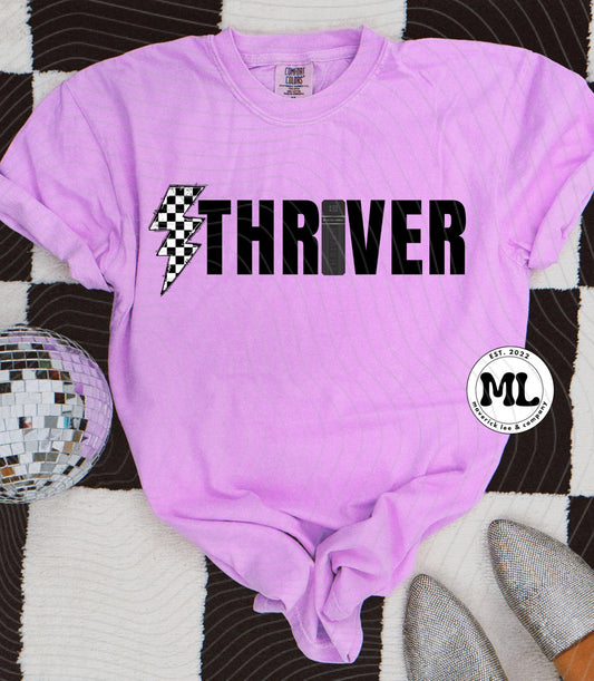 Checkered bolt thriver