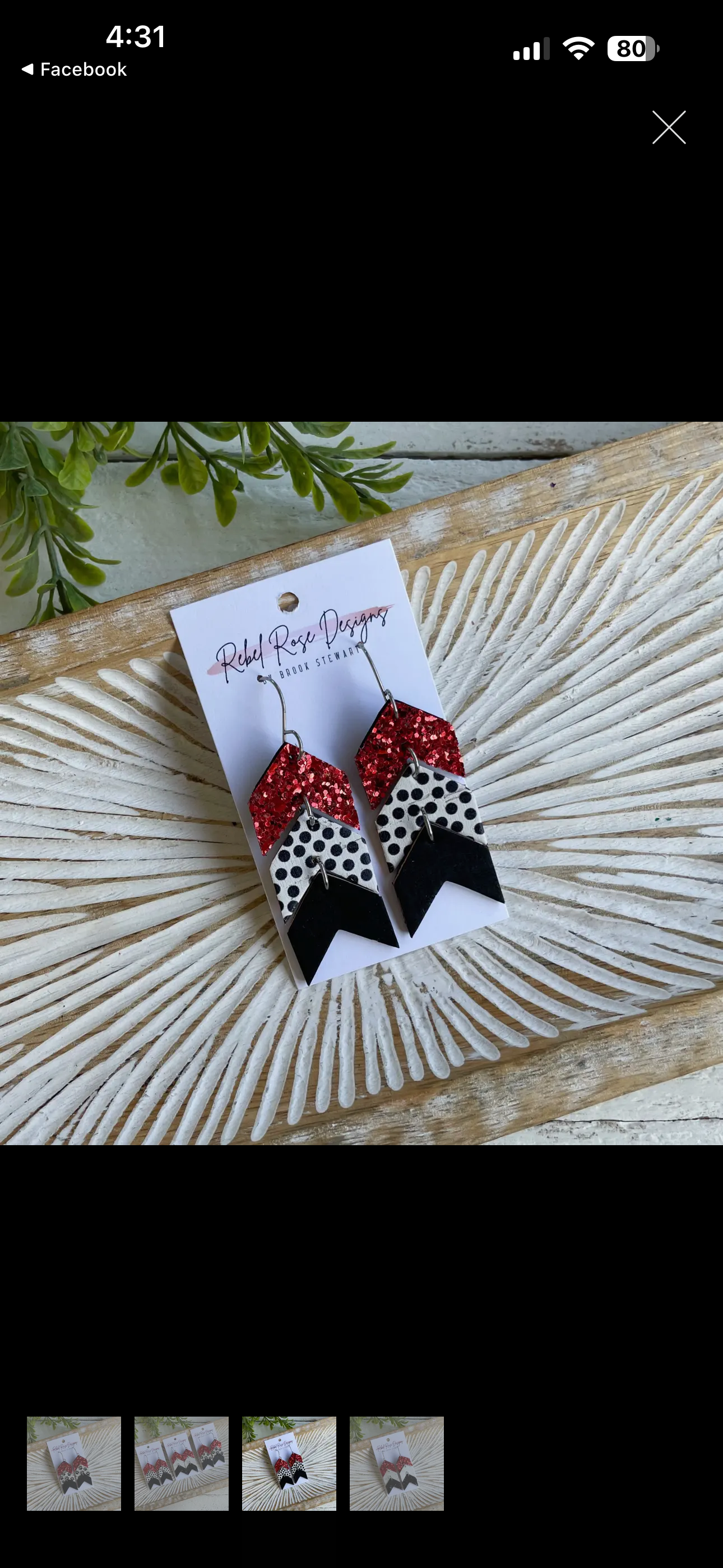 Cork/leather/wood earring collection