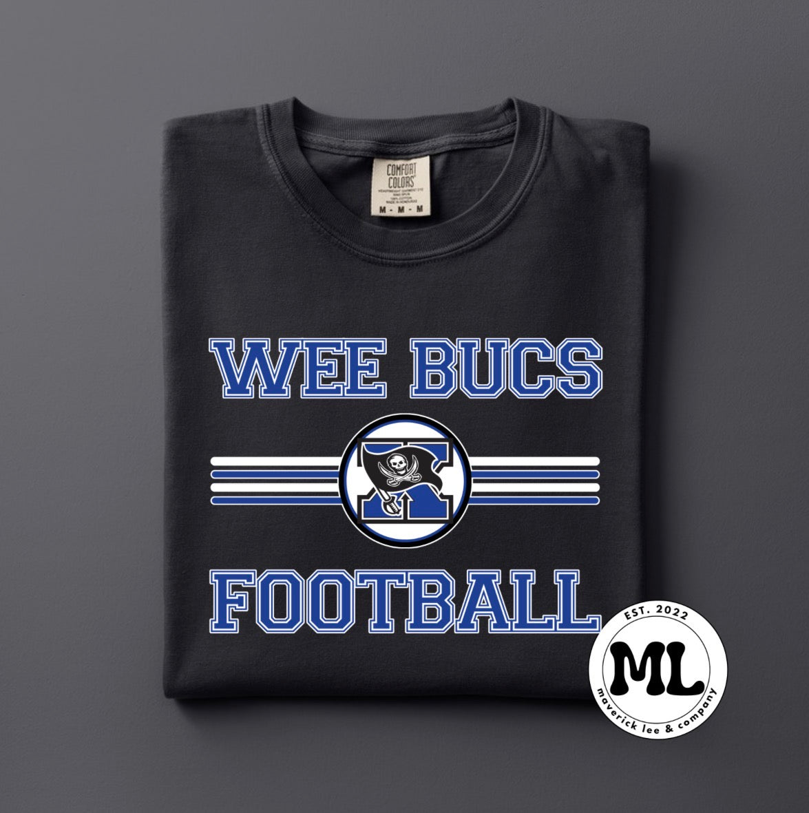 Wee Bucs football unisex varsity