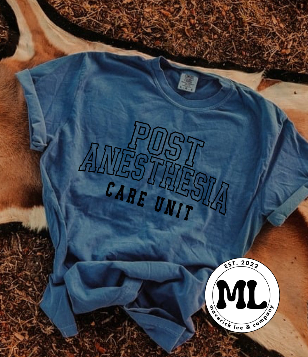 Post anesthesia care unit – black outline
