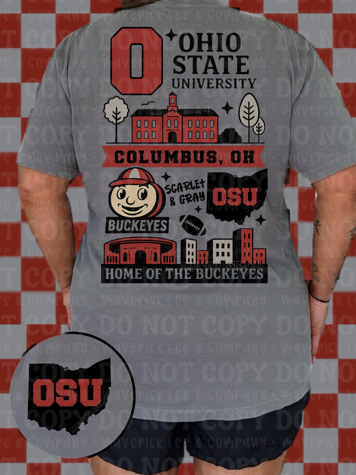 Ohio football collage